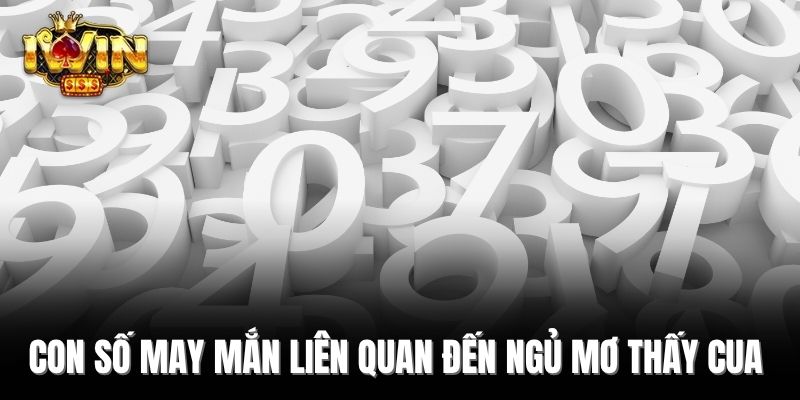 Con số may mắn liên quan đến ngủ mơ thấy cua 